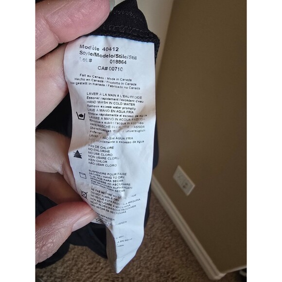 Joseph Ribkoff black mid length dress with lace bottom. Size 8 - Picture 7 of 9